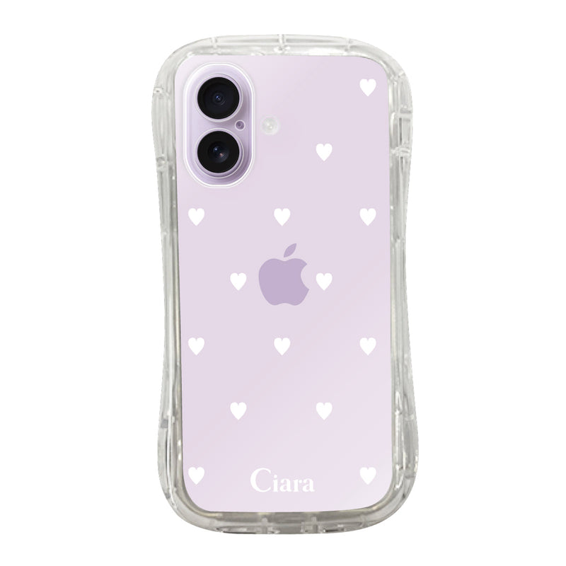 iPhoneケース TPUグリップ クリアケース スウィートハート