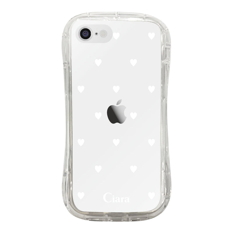 iPhoneケース TPUグリップ クリアケース スウィートハート