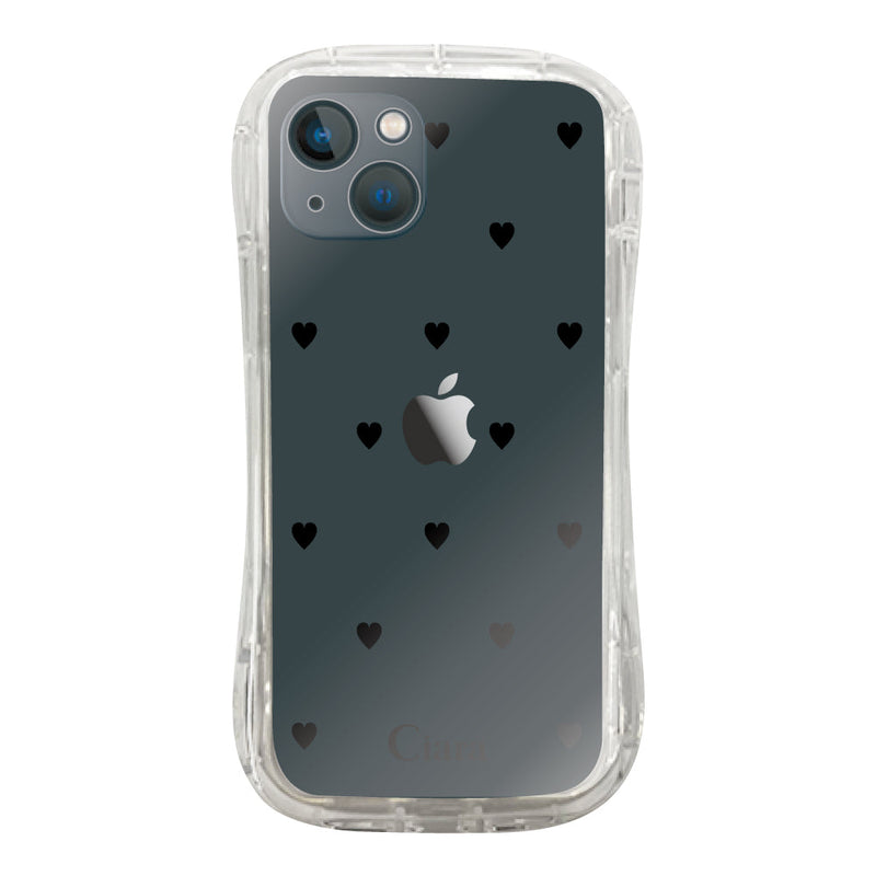 iPhoneケース TPUグリップ クリアケース スウィートハート