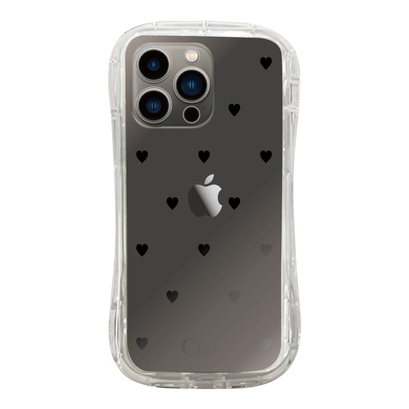 iPhoneケース TPUグリップ クリアケース スウィートハート