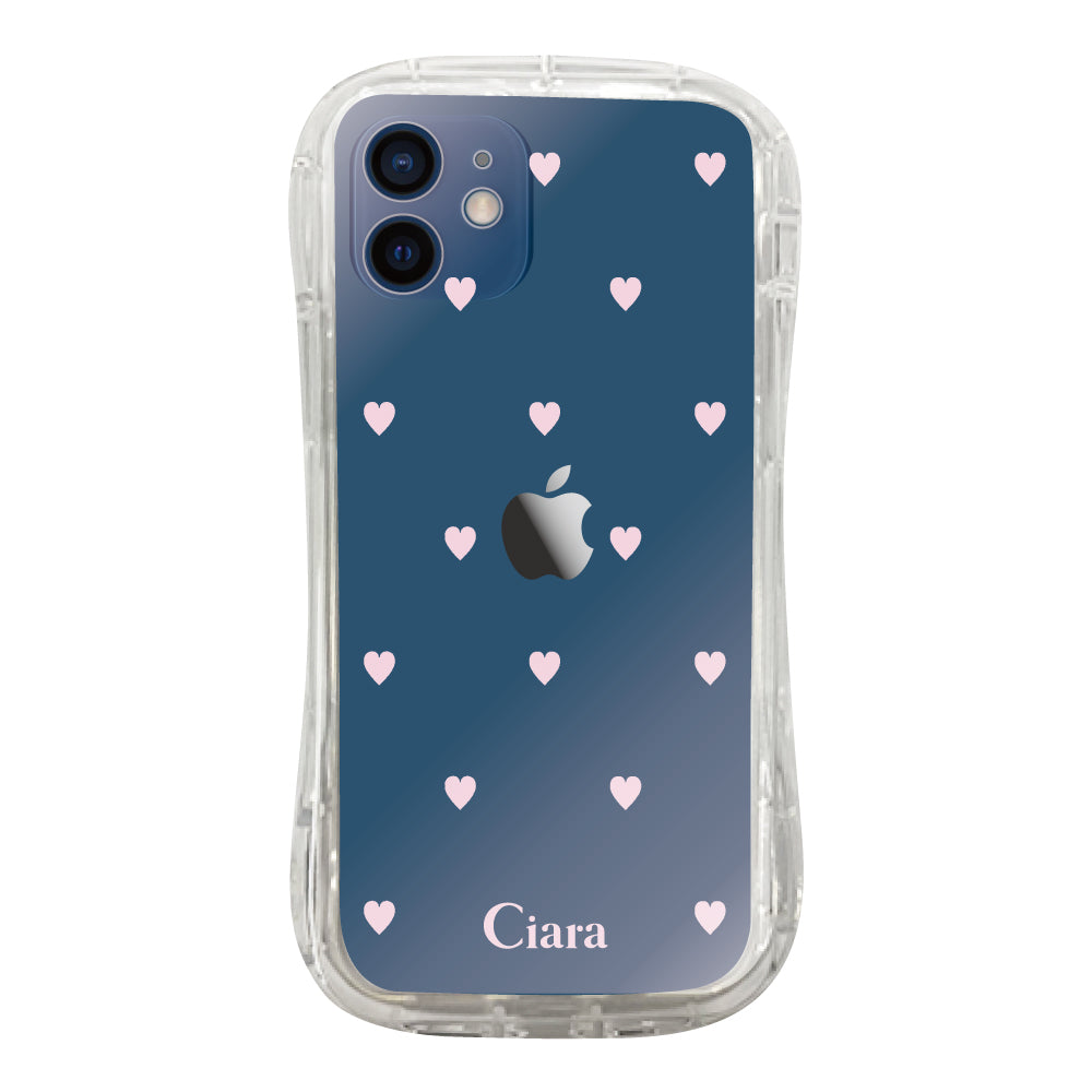 iPhoneケース TPUグリップ クリアケース スウィートハート