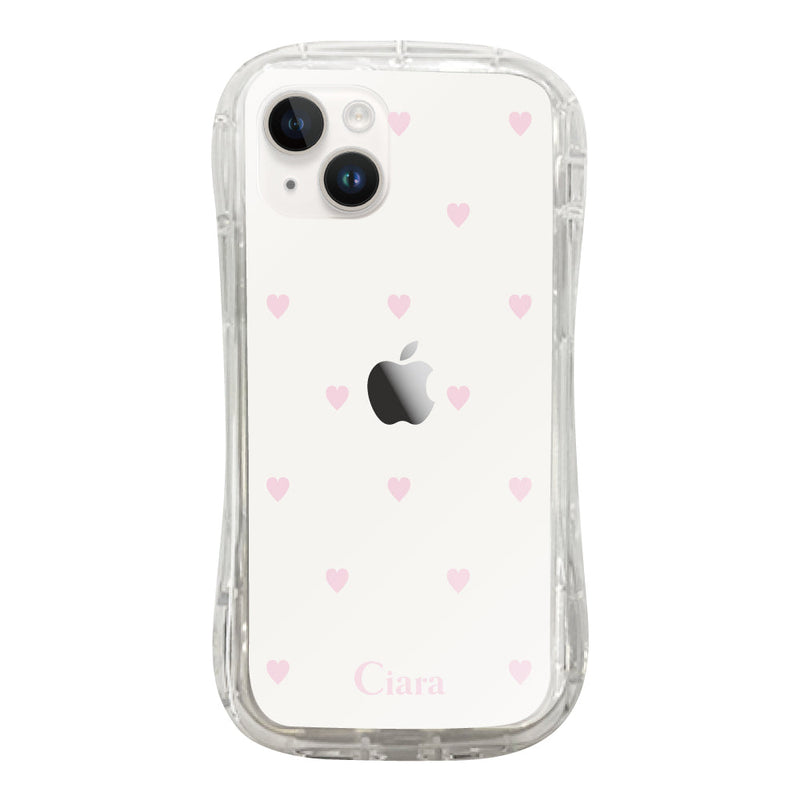 iPhoneケース TPUグリップ クリアケース スウィートハート