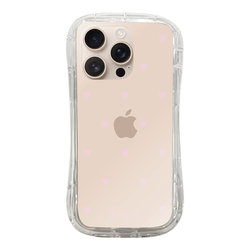 iPhoneケース TPUグリップ クリアケース スウィートハート