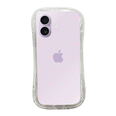 iPhoneケース TPUグリップ クリアケース スウィートハート
