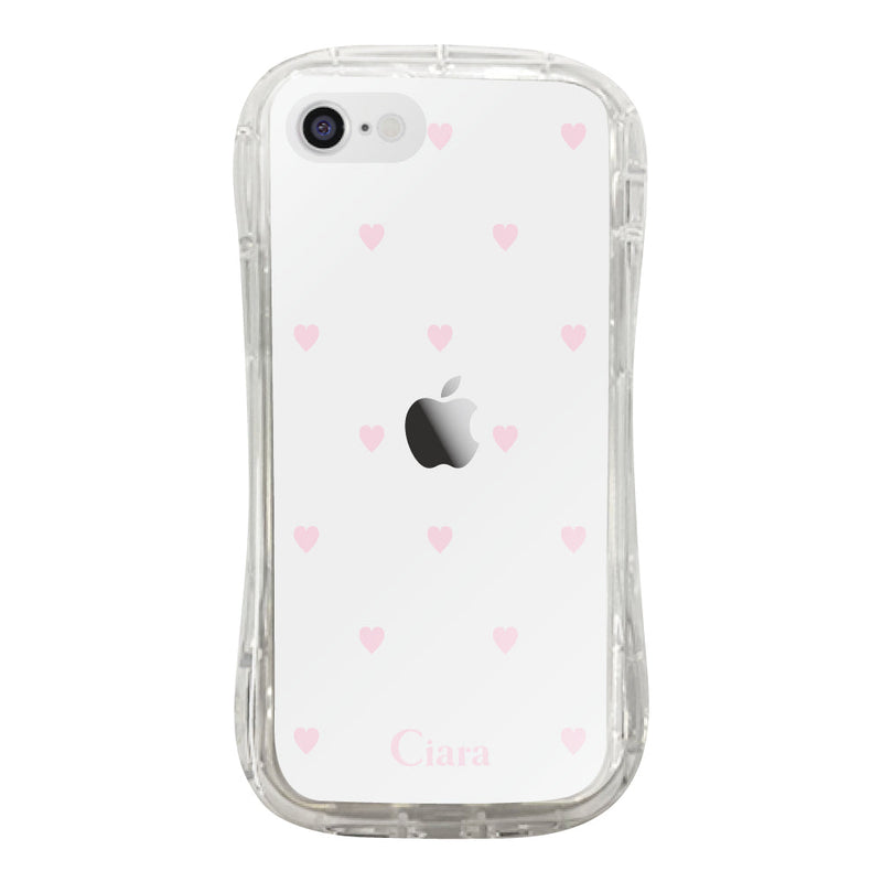 iPhoneケース TPUグリップ クリアケース スウィートハート