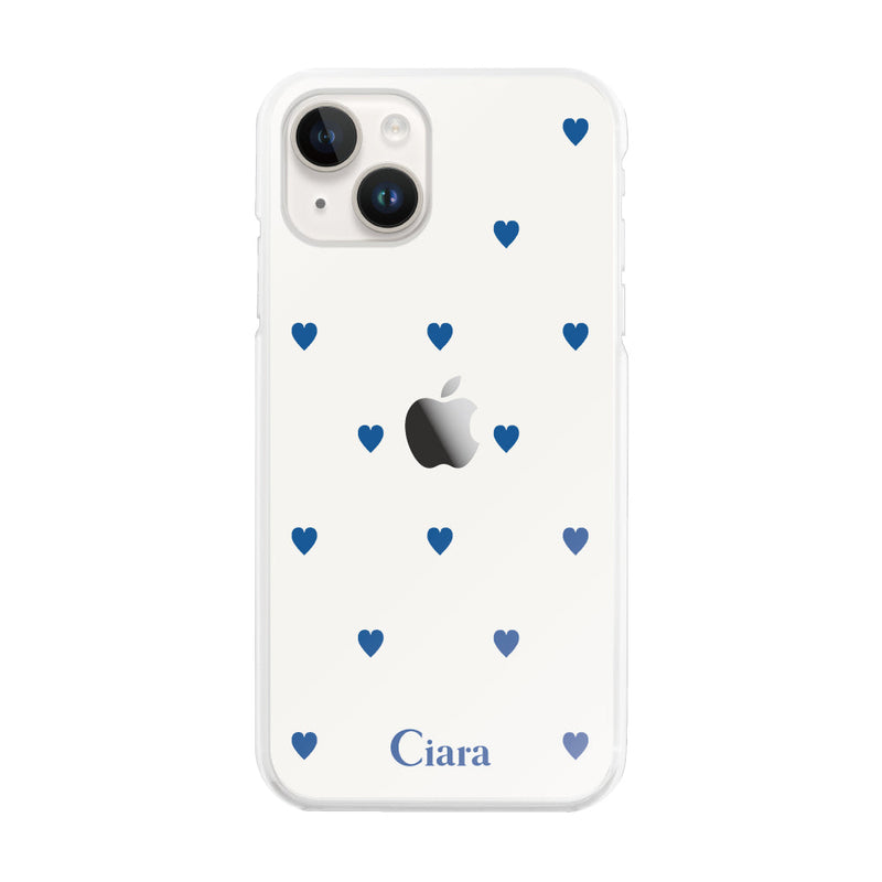 iPhoneケース ハイブリッド クリアケース カラーハート