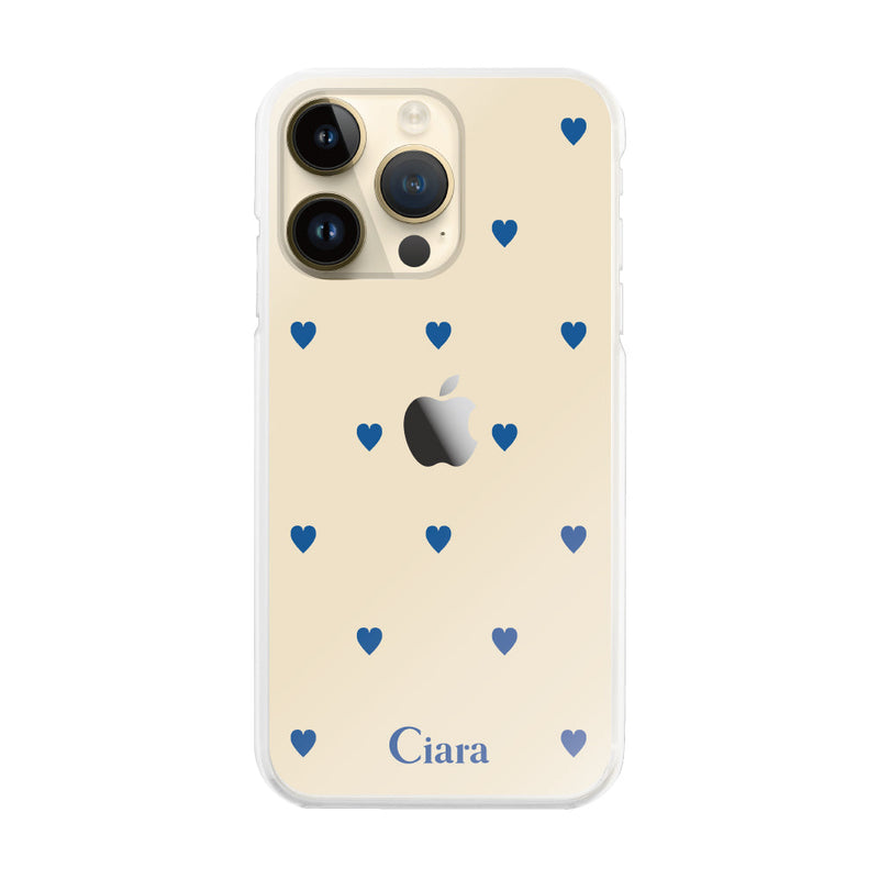 iPhoneケース ハイブリッド クリアケース カラーハート