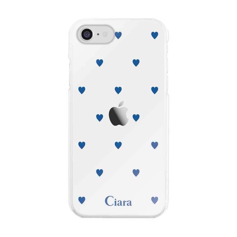 iPhoneケース ハイブリッド クリアケース カラーハート