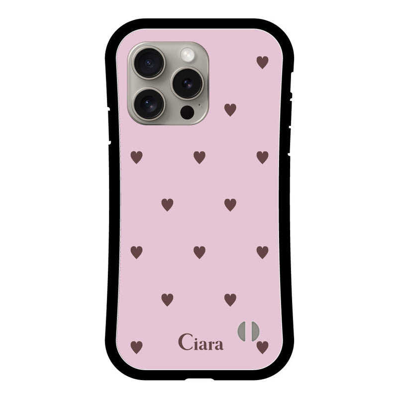 iPhoneケース グリップ 耐衝撃ケース スウィートハート