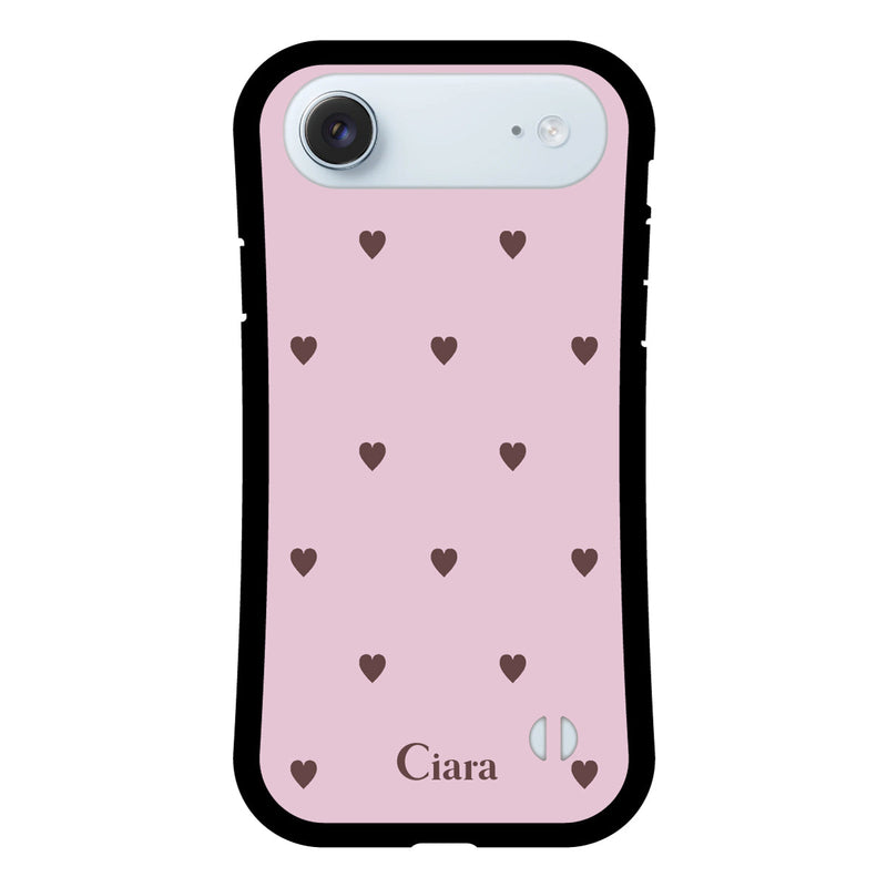 iPhoneケース グリップ 耐衝撃ケース スウィートハート