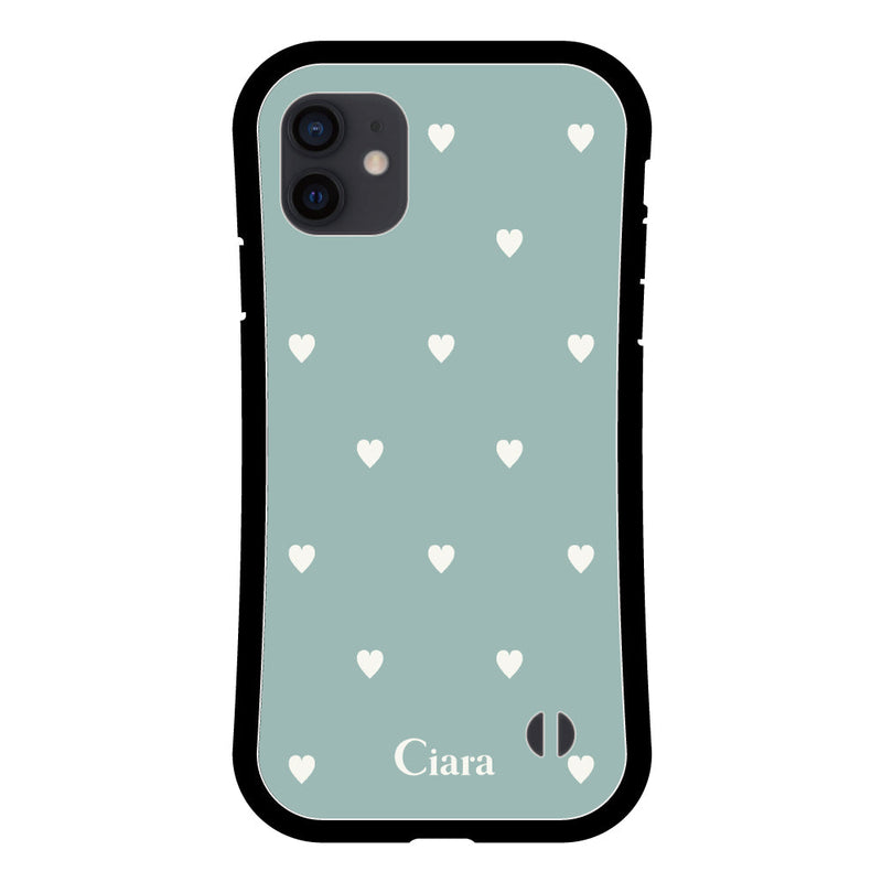 iPhoneケース グリップ 耐衝撃ケース スウィートハート
