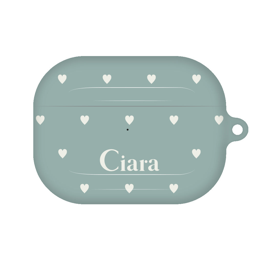 AirpodsProケース ハード スウィートハート ミント