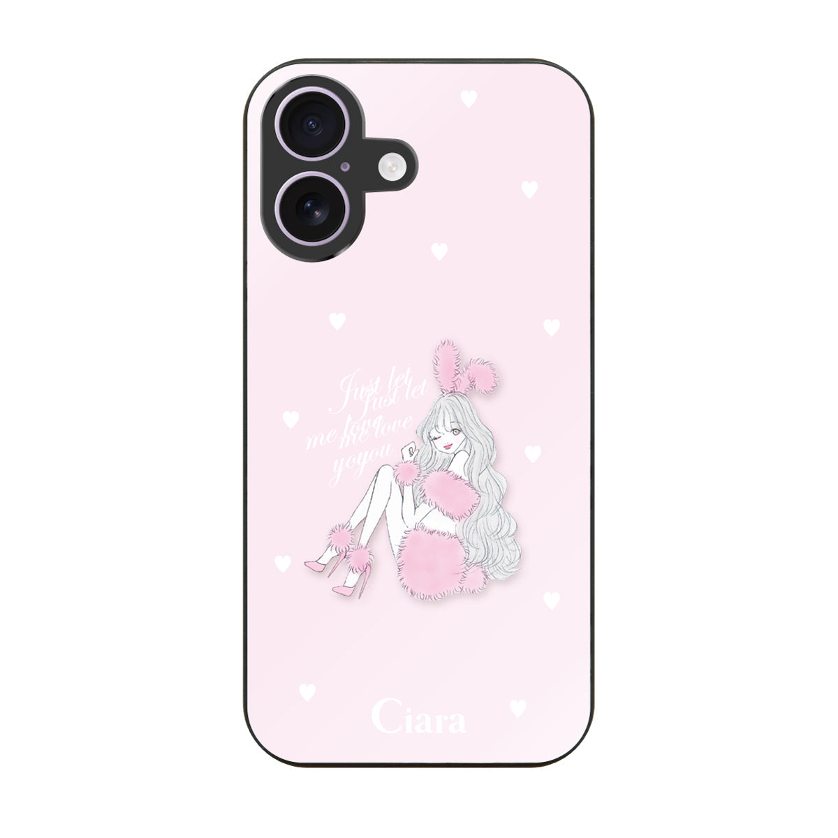 iPhoneケース】 ガラス PINK BUNNY(ピンクバニー) | スマホケース