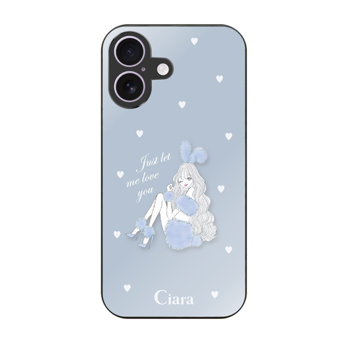 iPhoneケース】 ガラス BLUE BUNNY(ブルーバニー) | スマホケース