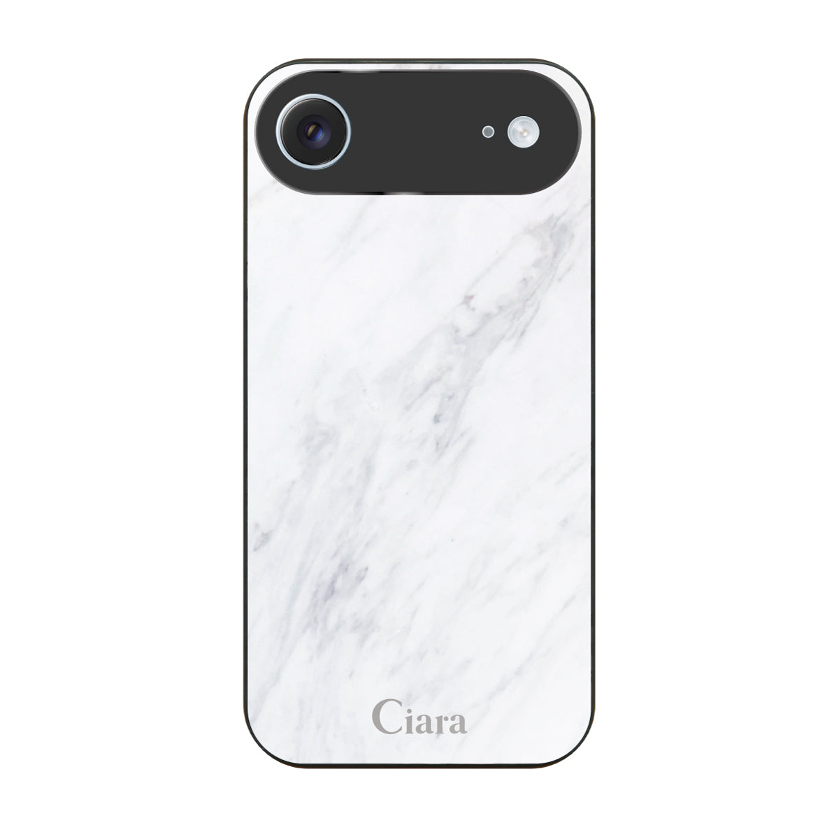 iPhoneAir ガラス 強化ガラスケース マーブル ホワイト