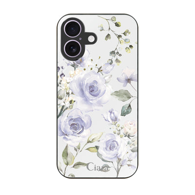 iPhoneケース ガラス 強化ガラスケース スプリンクルフラワー