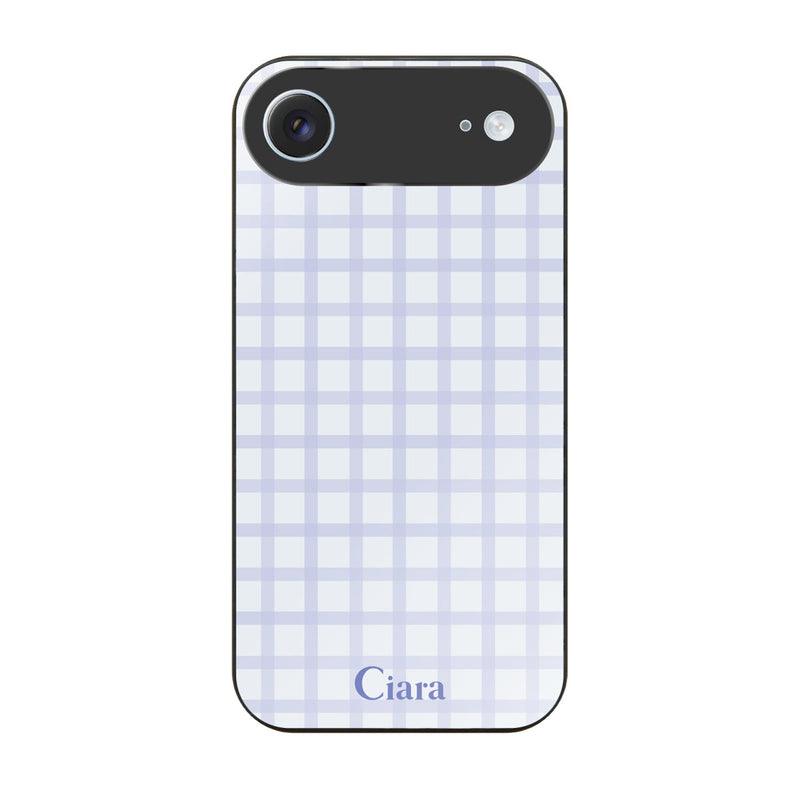 iPhoneケース ガラス 強化ガラスケース ブロックチェック