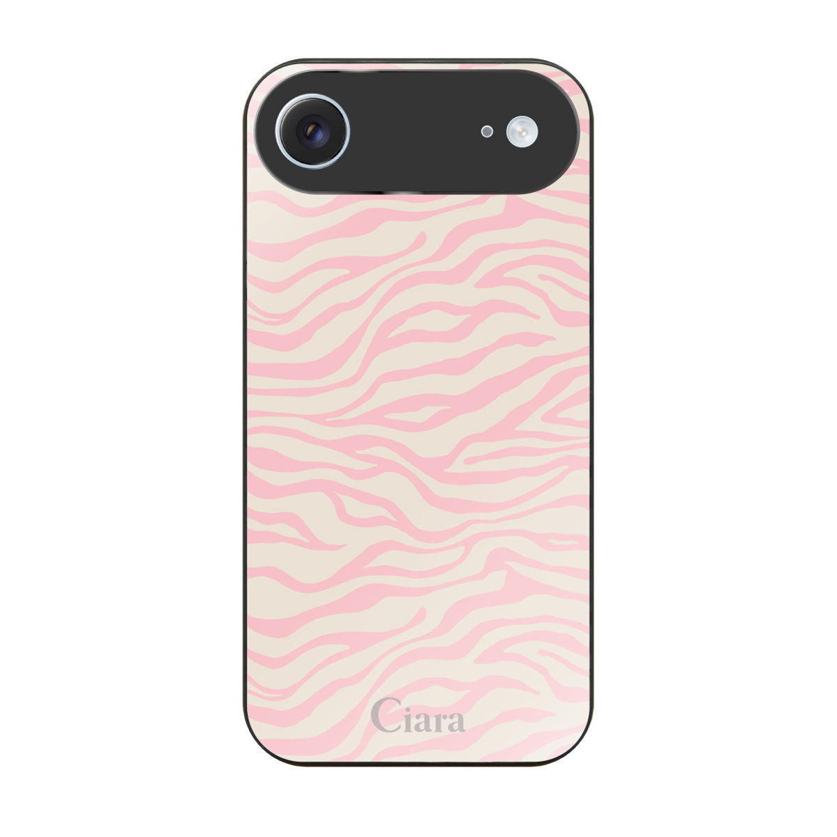 iPhoneAir ガラス 強化ガラスケース タイガー ピンク