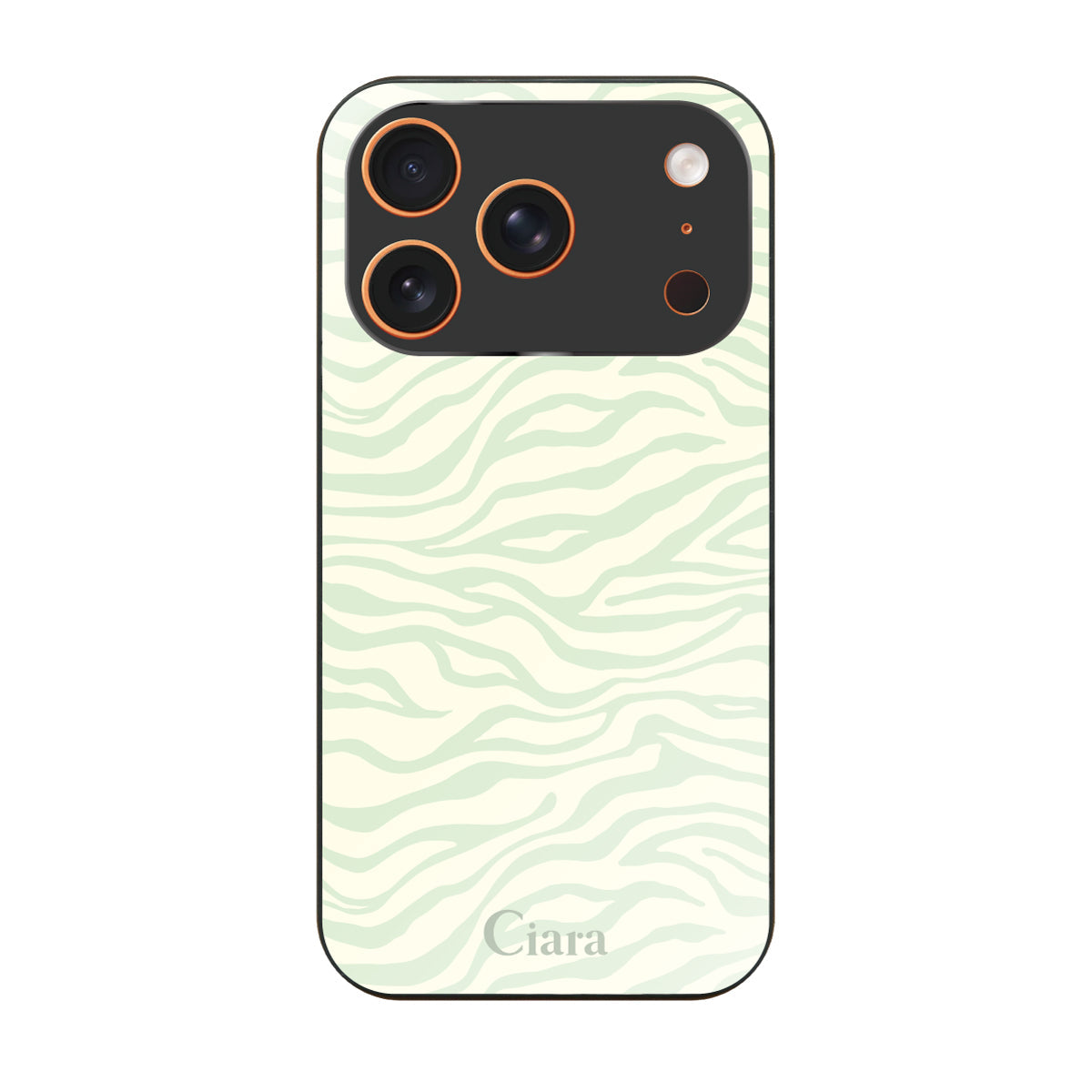 iPhone17ProMax ガラス 強化ガラスケース タイガー グリーン