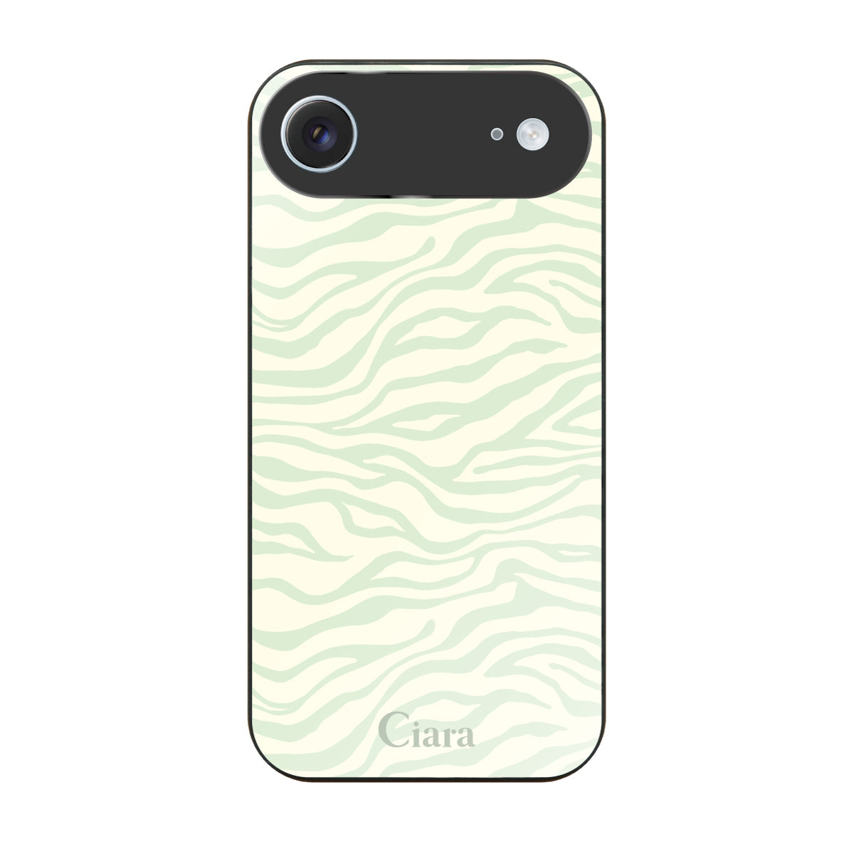 iPhoneAir ガラス 強化ガラスケース タイガー グリーン