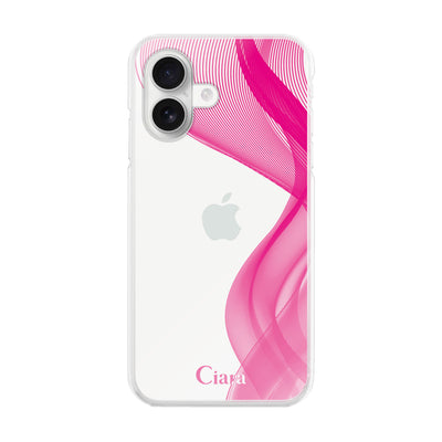 iPhoneケース ハイブリッド クリアケース シアーリボン