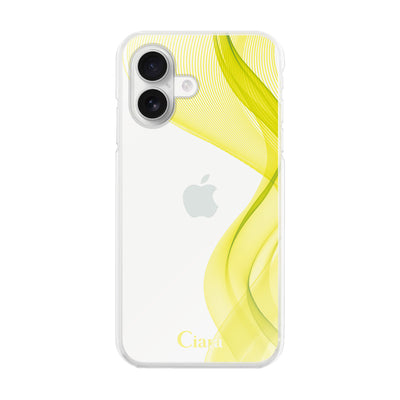 iPhoneケース ハイブリッド クリアケース シアーリボン