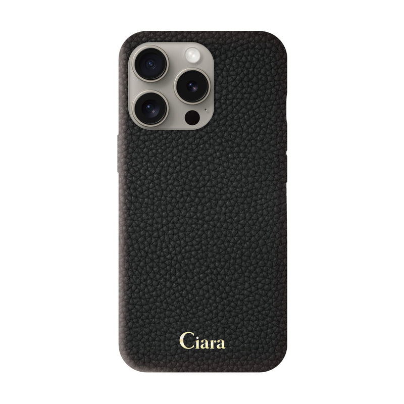iPhoneケース シュリンクPU レザーケース ロゴ