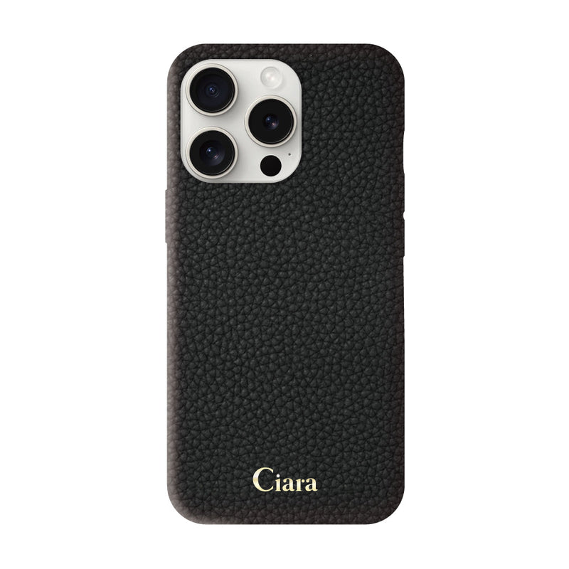 iPhoneケース シュリンクPU レザーケース ロゴ
