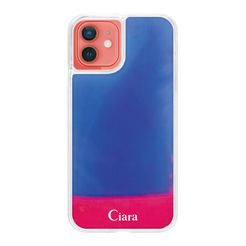 iPhoneケース ネオンサンド オイルケース ロゴ