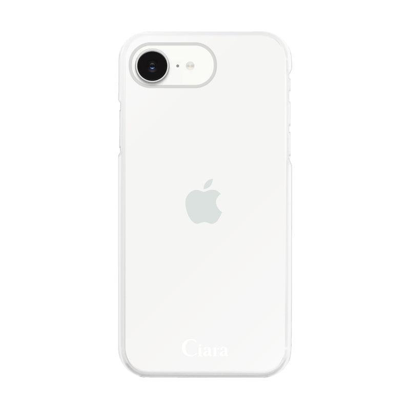 iPhoneケース ハイブリッド クリアケース ロゴ