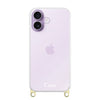 iPhoneケース 2WAYストラップクリアケース ロゴ