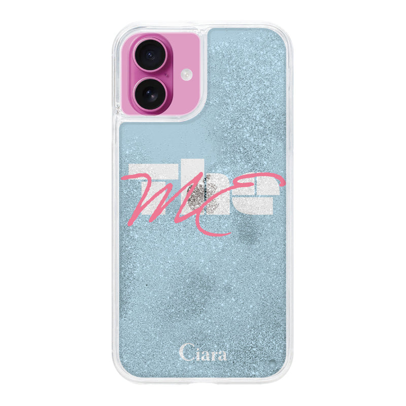 iPhoneケース グリッター オイルクリアケース テーマ