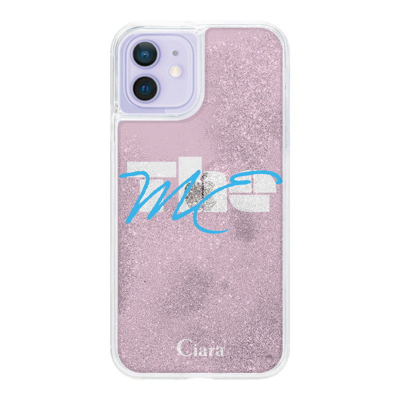 iPhoneケース グリッター オイルクリアケース テーマ