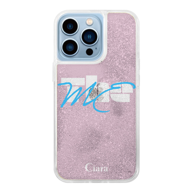 iPhoneケース グリッター オイルクリアケース テーマ