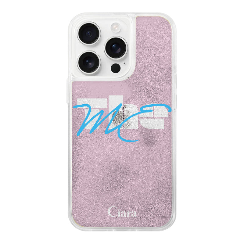 iPhoneケース グリッター オイルクリアケース テーマ