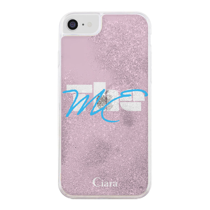 iPhoneケース グリッター オイルクリアケース テーマ