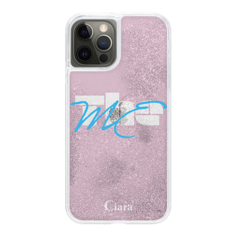 iPhoneケース グリッター オイルクリアケース テーマ