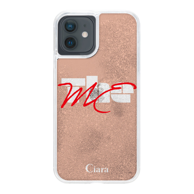 iPhoneケース グリッター オイルクリアケース テーマ