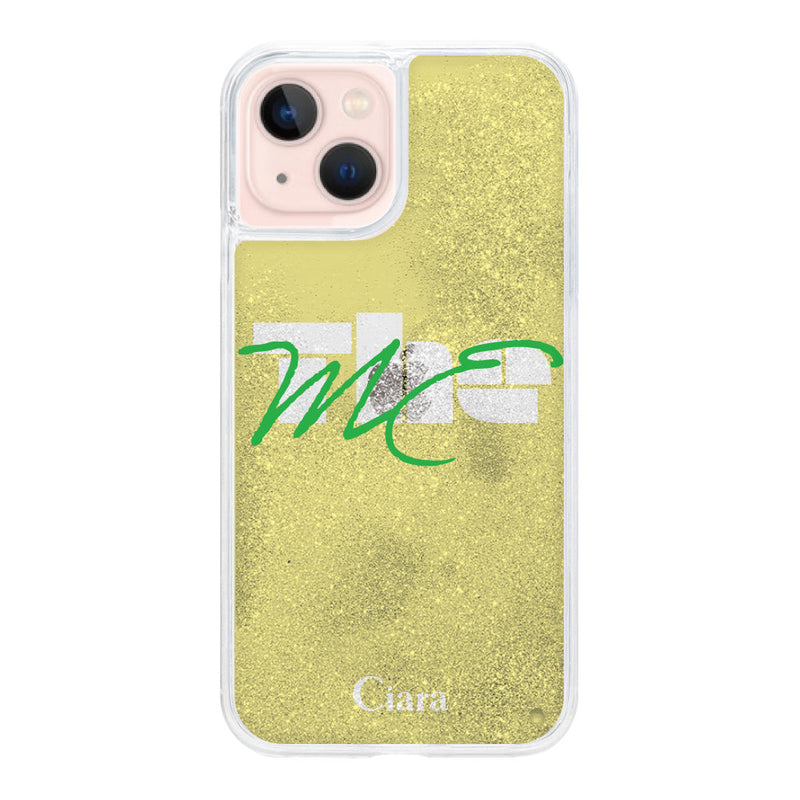iPhoneケース グリッター オイルクリアケース テーマ