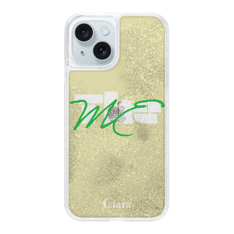 iPhoneケース グリッター オイルクリアケース テーマ