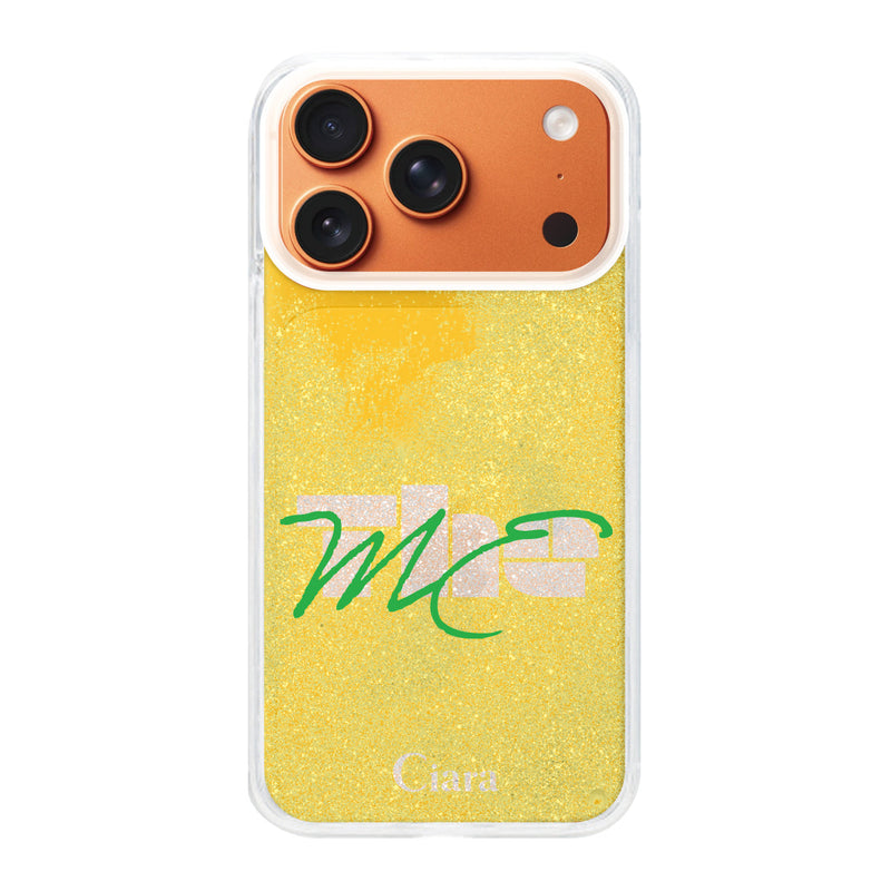 iPhoneケース グリッター オイルクリアケース テーマ