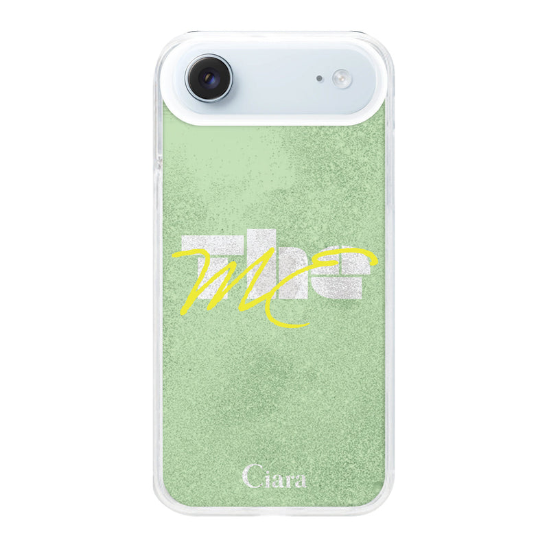iPhoneケース グリッター オイルクリアケース テーマ