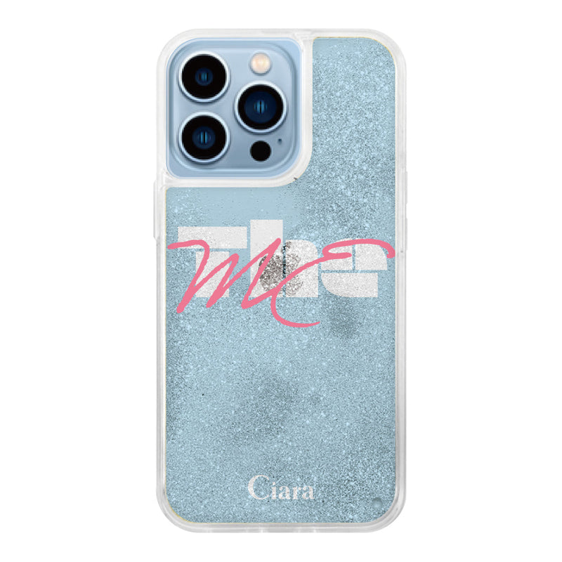 iPhoneケース グリッター オイルクリアケース テーマ