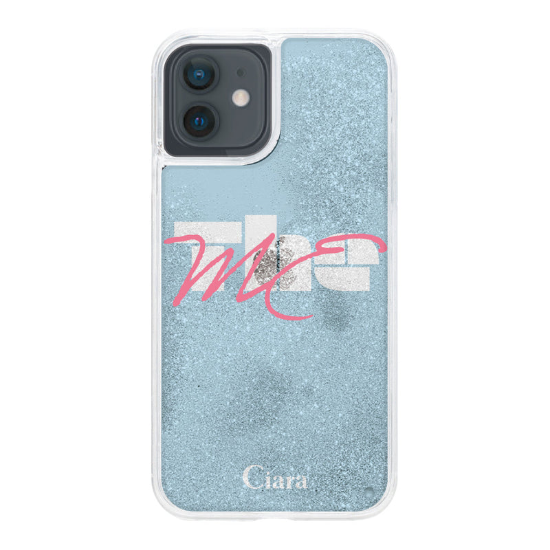iPhoneケース グリッター オイルクリアケース テーマ