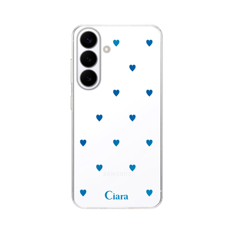 Galaxyケース クリアケース カラーハート
