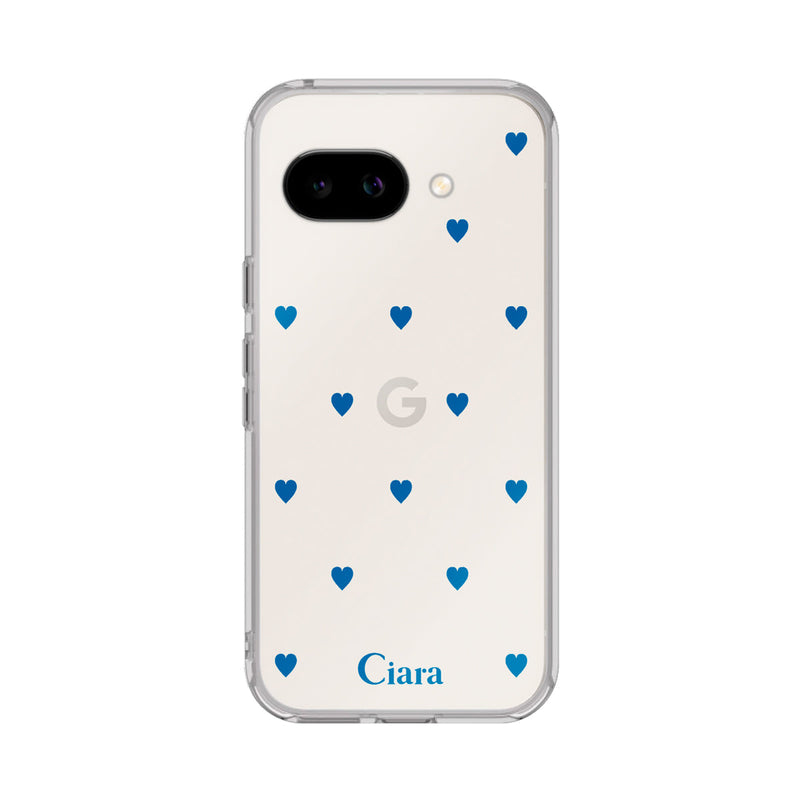 GooglePixelケース クリアケース カラーハート