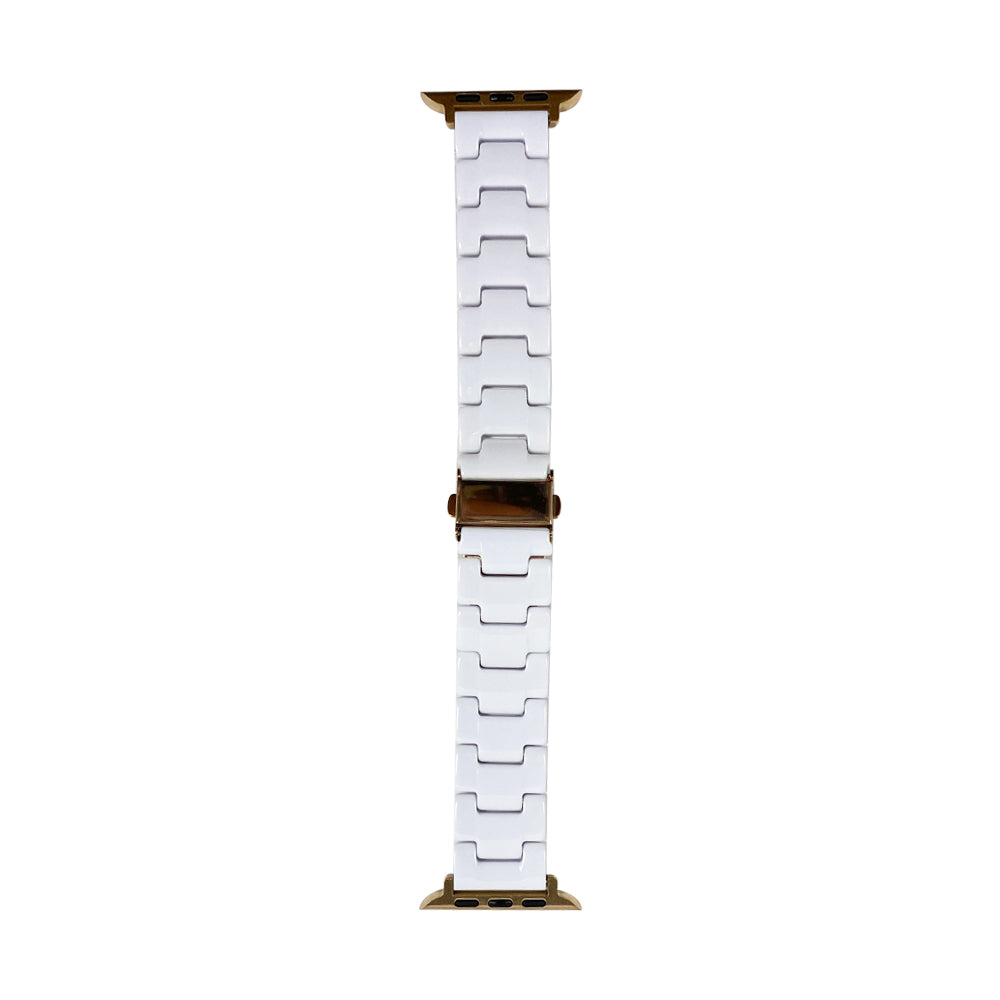 42mm/44mm/45mm/49mm レジンアップルウォッチバンド ホワイト