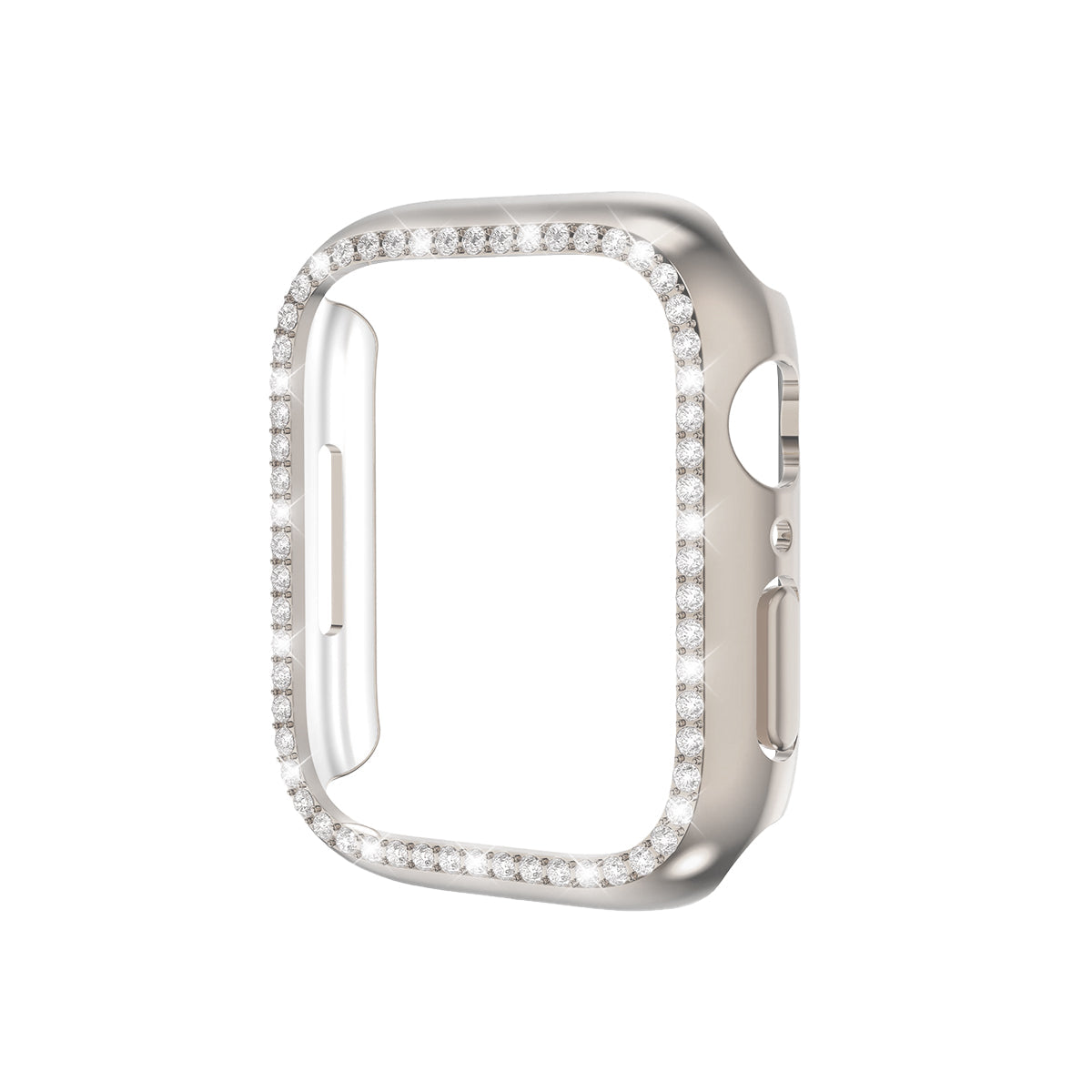 42mm Series10 ビジューアップルウォッチカバー スターライト