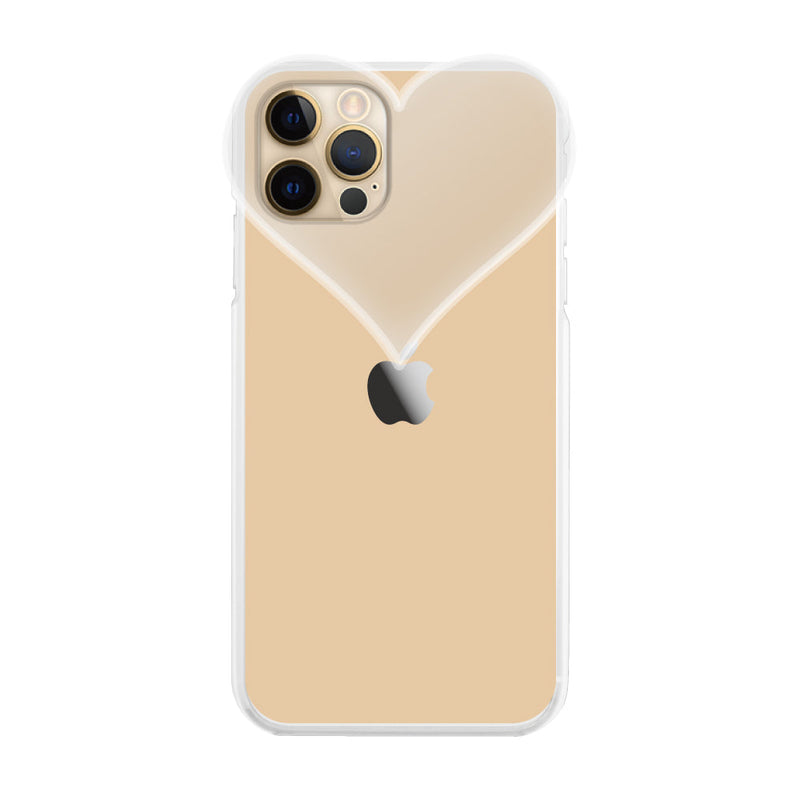 iPhoneケース ハート TPUクリアケース プティ