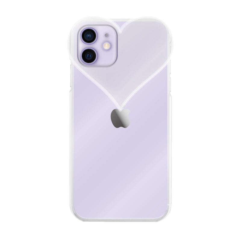 iPhoneケース ハート TPUクリアケース プティ